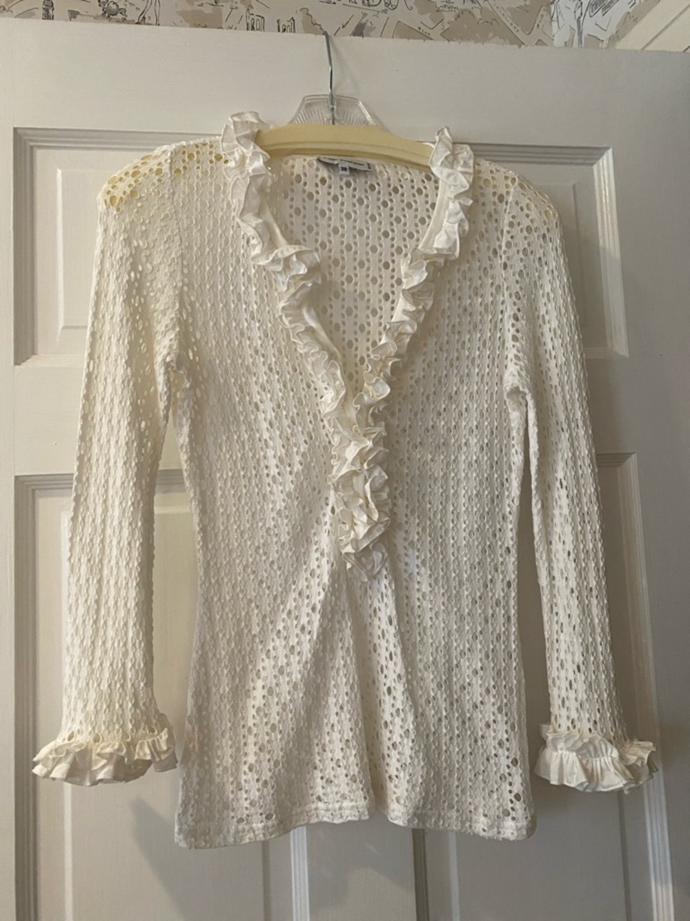 Anne Fontaine T-Shirt Knit Top. Sz. 38/ XS
